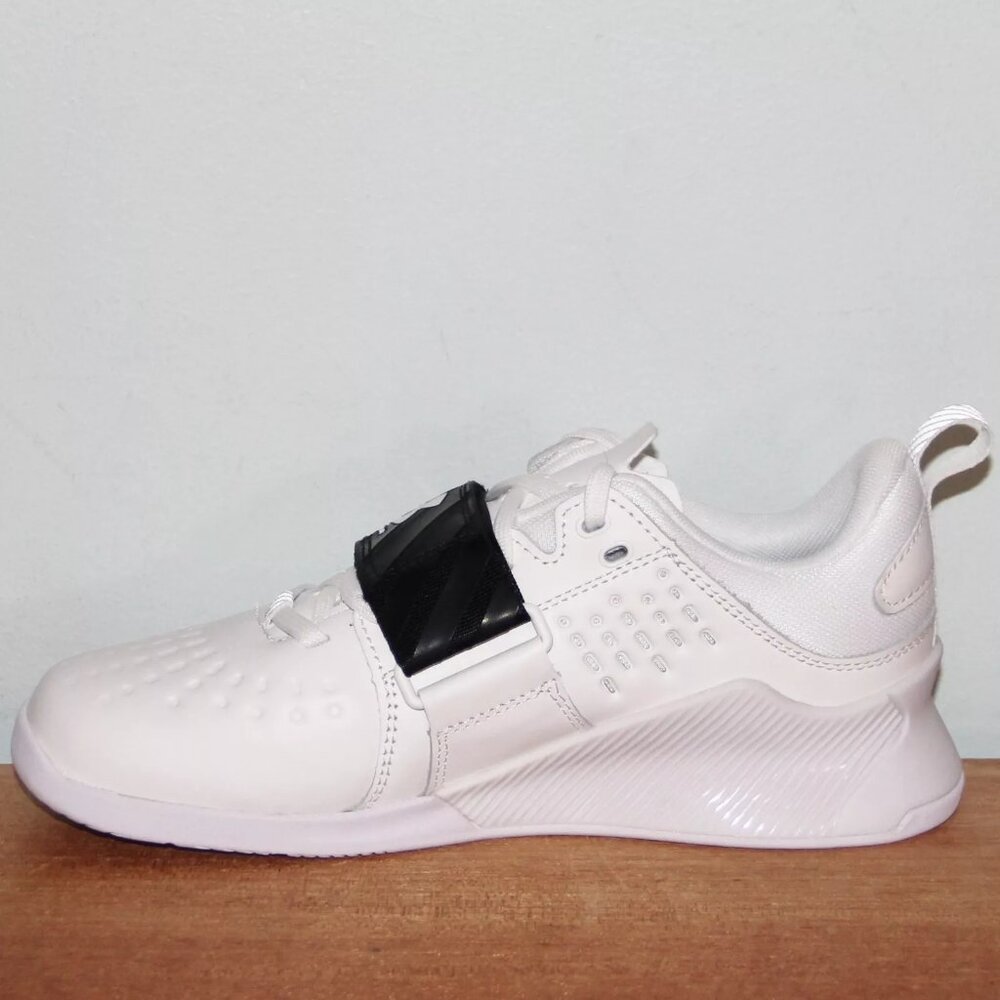 Under Armour Women Size 7.5 Reign Lifter Weight Lifting White Black 3023… - Picture 4 of 6